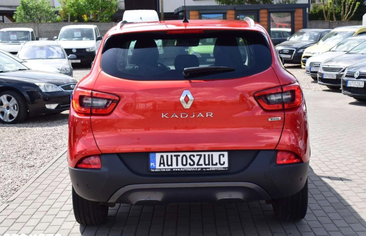 Renault Kadjar cena 58700 przebieg: 169635, rok produkcji 2016 z Zagórz małe 596